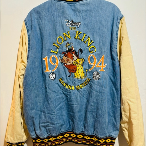 Disney Lion King Denim Bomber Jacket - Picture 5 of 5